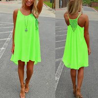 Sleeveless Summer Beach Dress
