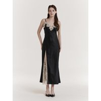 [GRACE SLIP] Long Dress Black