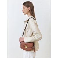Serendipity Crossbody Bag Medium Wood Brown