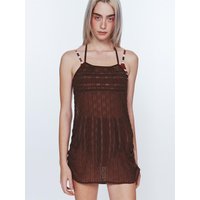 Wavy Mesh Dress