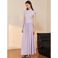 YY_Waist Pleated Dress