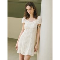 Beaded Off Shoulder Mini Dress