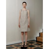 Shirring Midi Dress