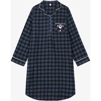 Snoopy Cotton Fleece-Lined Pajama Dress
