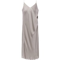 Satin slip dress Gold