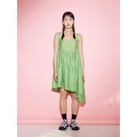 BALLOON LINE MIDI DRESS