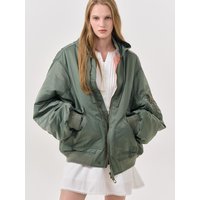 Hoodie Flight Bomber Jacket [KHAKI] SBDU