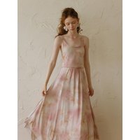 Mesh Ink Sleeveless Dress