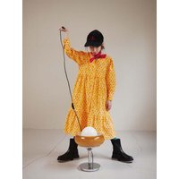 Cotton Heart Overfit Dress [Yellow]