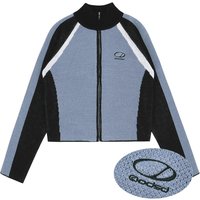 Biker Knitwear Zip-Up Jacket