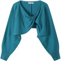 Twisted Knit Fur-blend Blouse CKSK