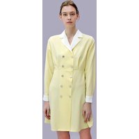 Collar Shirt Yellow dress Collar Shirts Yellow OP