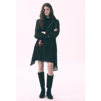 Two-Way Striped Organza Mini Dress Y