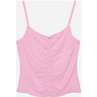 Shirring Sleeveless Crop Top TMTSW