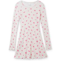 Cotton Ribbed Petal Frill Dress