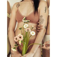 Organic Hookless Comfort Bralette [Blushing Pink]