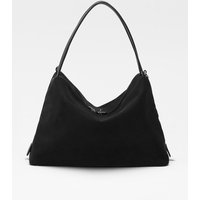 Premium Polyester-PU Crossbody Bag [Black]