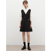 Layered Sleeveless V-neck Dress AWWOPP