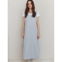 Cozy Bustier Midi Dress [Light Blue]