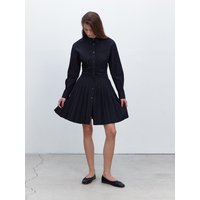 ADDISON MIDI DRESS [BLACK]