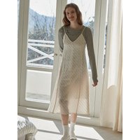Bias Check Layered Dress [Buttery Yellow Cream]