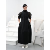 HOURGLASS LONG DRESS [BLACK]