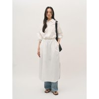 Natural Shirt Dress [Cloud White]