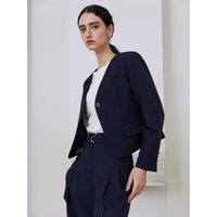 SIERRA COLLARLESS BLAZER NAVY