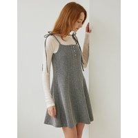 Desaii Ribbon Tweed Dress [Manhattan Grey]