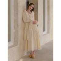 LB Palace Lace Frill Layer Dress
