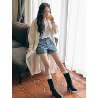 Landscape Lace Shirt Dress Y