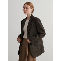 WOMEN Berlin Wool Blazer [Brown]