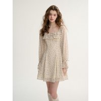 Lavender Frill Mini Dress [Yellow]