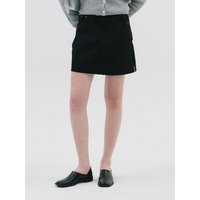 A-LINE DENIM MINI SKIRT [Color]