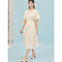 Cotton Beaded Embroidery Dress GPPOPW