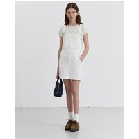 DENIM OVERALL DRESS [CREAM] UDDRBCR