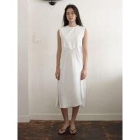 Satin Sleeveless Maxi Dress [Colors]