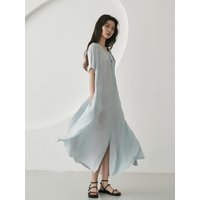Robe Long Maxi Dress [Windy Blue]