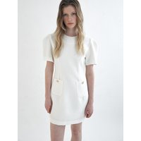 summer puff mini dress []