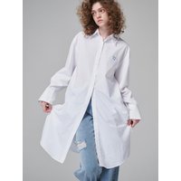Dress-Style Long Shirt [WHITE]