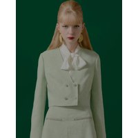 Tweed Crop Blazer