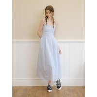 DD Sling hollow dress [BLUE]