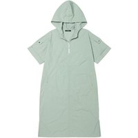 Synthetic Fiber Hooded Dress [GREEN]
