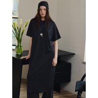 Relaxed Maxi Dress [Charcoal]