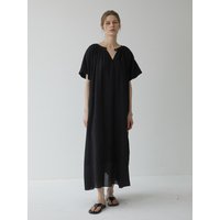 Mary Puff Maxi Dress [Black]