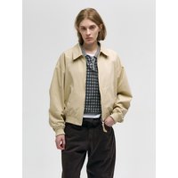 MARGESHERWOOD WASHED COTTON BOMBER JACKET [beige]