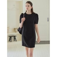 TWEED LINE DRESS [BLACK]