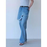 MEDIUM DENIM SKIRT PANTS