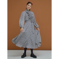 katiacho Ruffle Deco Dress [Pink Purple Blue]