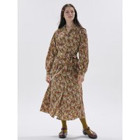 katiacho Loose Fit Ruffle Royal Garden Dress [Pink]